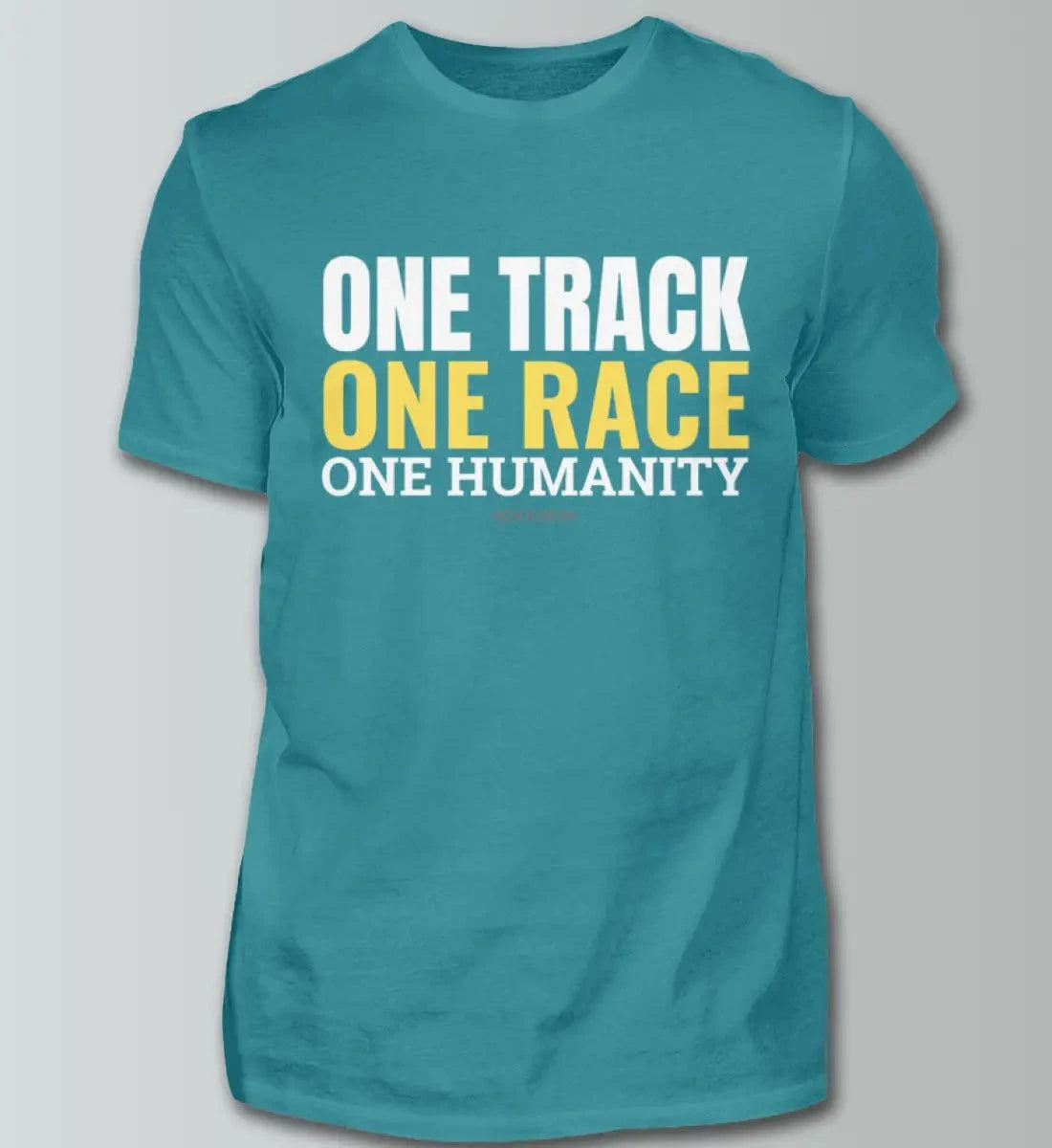 One Track - One Race - Herren Shirt T-Shirts Novawear Diva Blue XS 