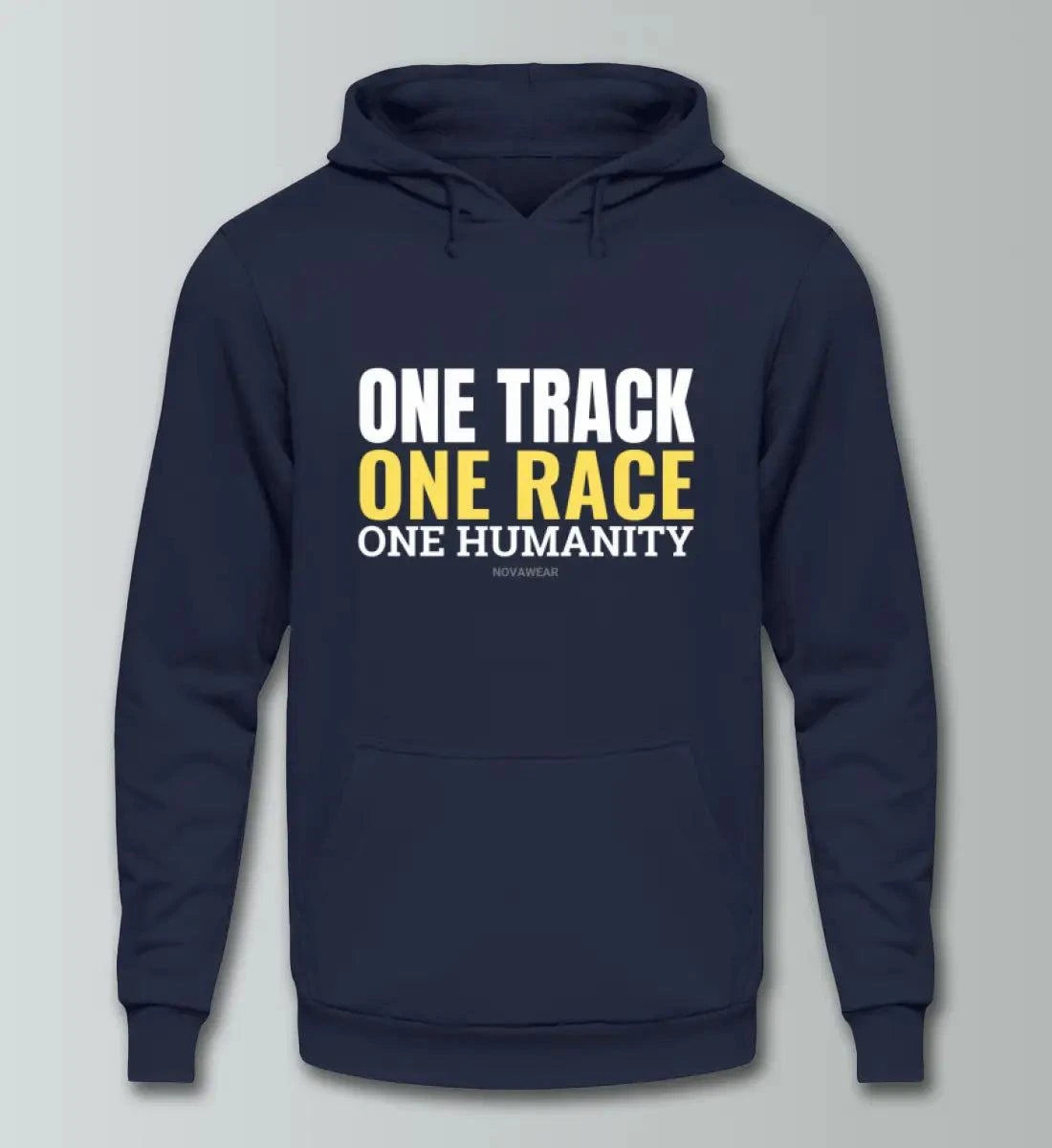 One Track - One Race - Unisex Kapuzenpullover Hoodie Kapuzenpullover Novawear Oxford Navy XS 