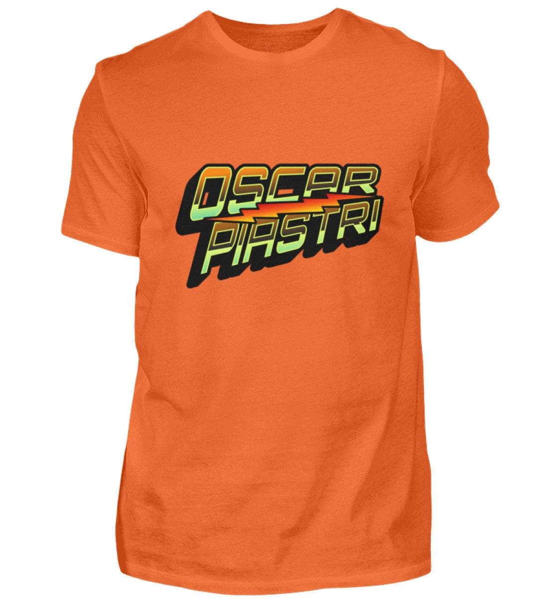 Oscar Piastri - Herren Shirt Herren Basic T-Shirt Novawear Orange Crush S 