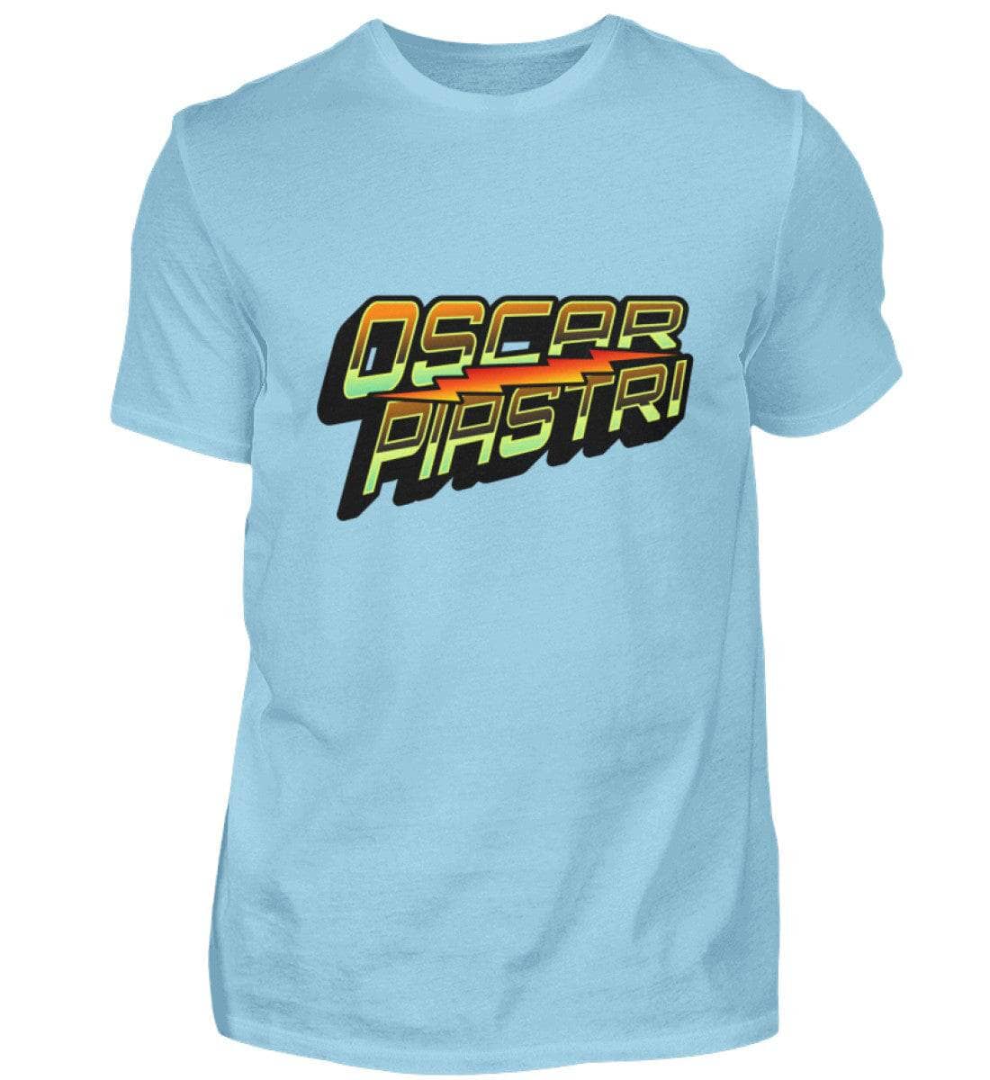 Oscar Piastri - Herren Shirt Herren Basic T-Shirt Novawear Sky Blue XS 