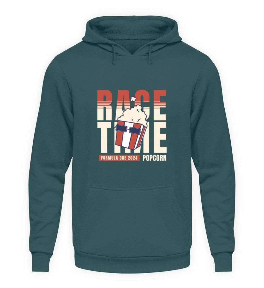 Race Time - Unisex Hoodie Unisex Hoodie Novawear Airforce Blue XS 