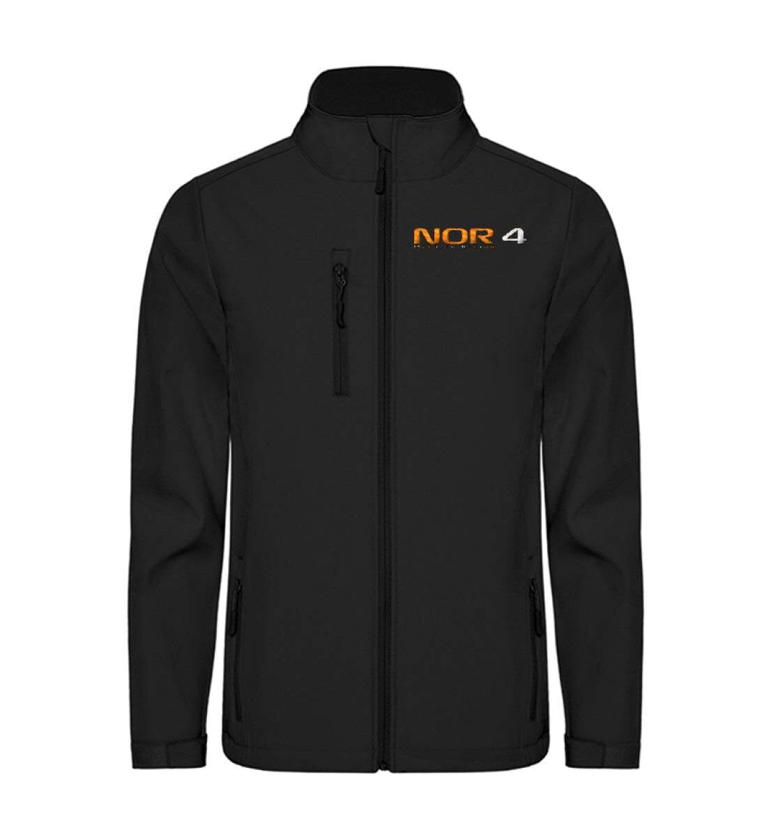 Image of Racer’s Lounge Jogger NOR 4 - Unisex Softshell Jacket mit Stick Unisex Softshell Jacke mit Stick Shirtee Black S 