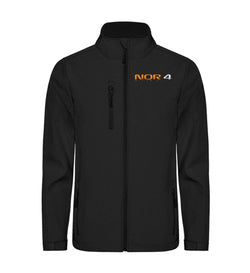 Image of Racer’s Lounge Jogger NOR 4 - Unisex Softshell Jacket mit Stick Unisex Softshell Jacke mit Stick Shirtee Black S 