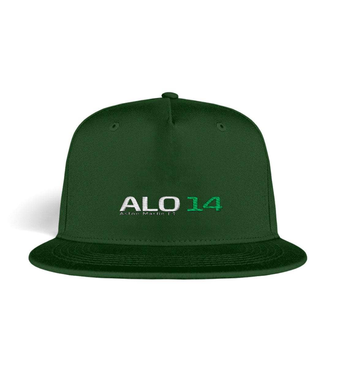 Racer’s Lounge Snapback ALO 14 - Snapback mit Stick Snapback mit Stick Shirtee Dark Green OneSize 