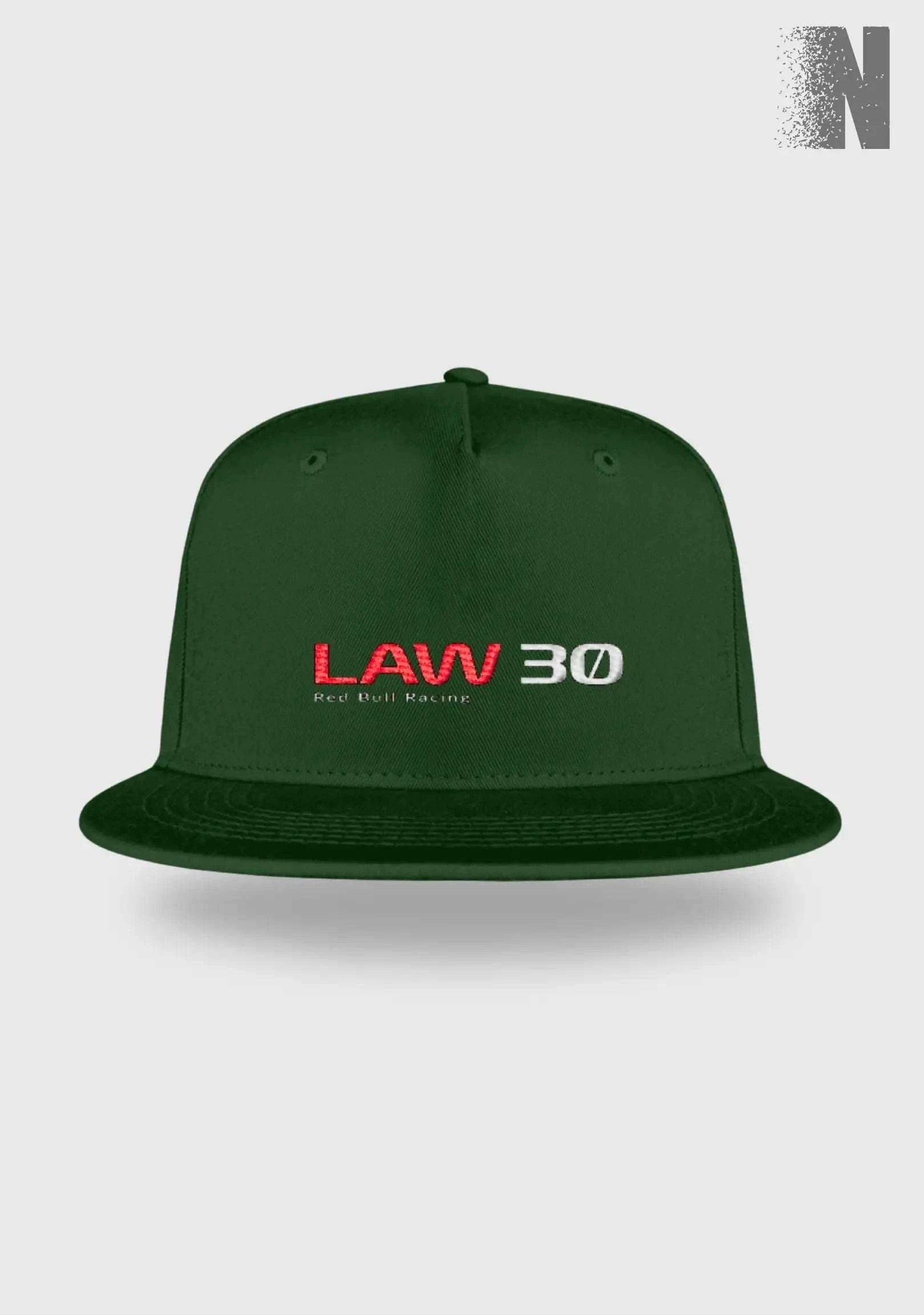 Image of Racer’s Lounge Snapback LAW 30 - Snapback mit Stick Snapback mit Stick Novawear Dark Green OneSize 
