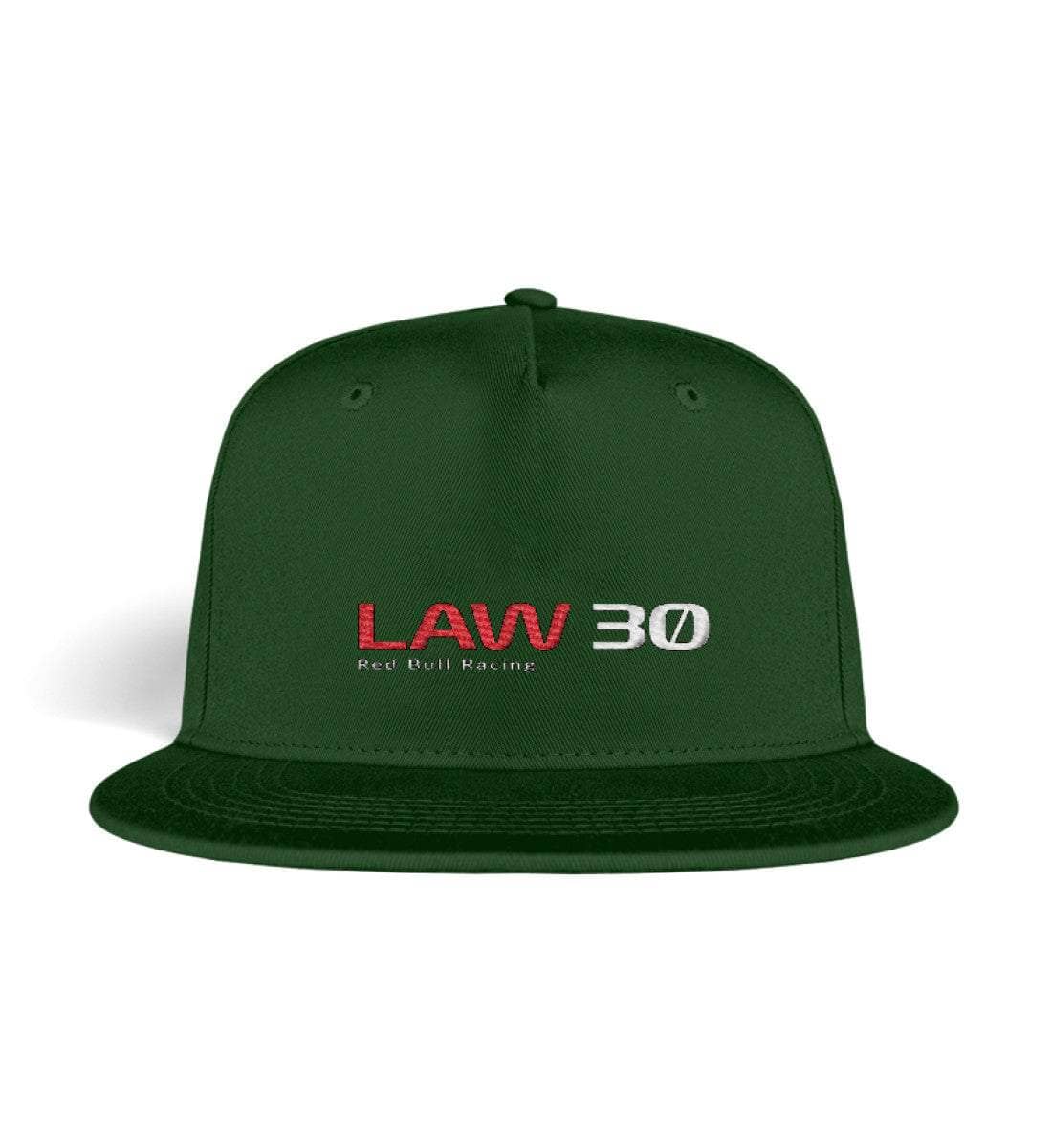 Racer’s Lounge Snapback LAW 30 - Snapback mit Stick Snapback mit Stick Shirtee Dark Green OneSize 