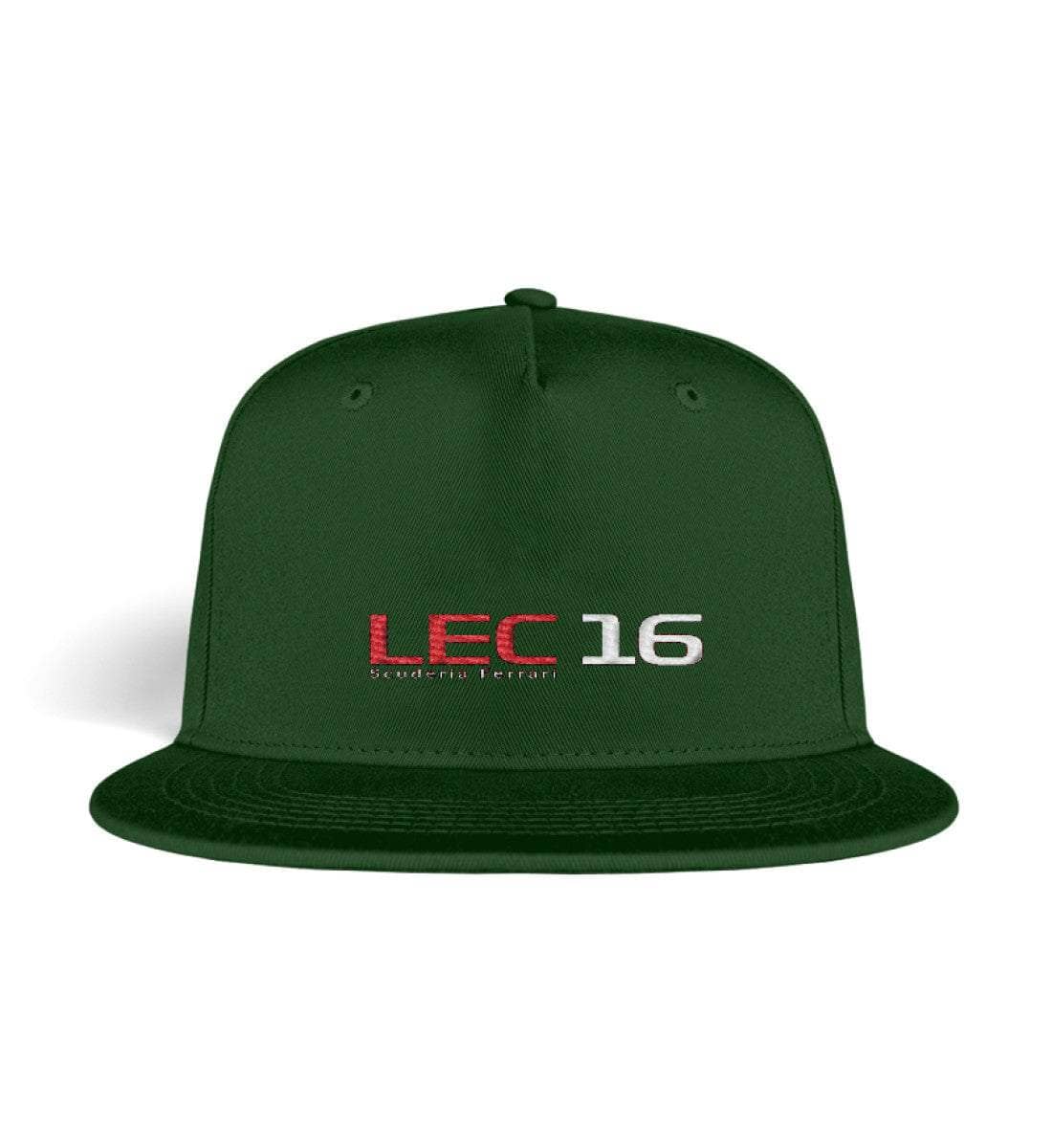 Image of Racer’s Lounge Snapback LEC 16 - Snapback mit Stick Snapback mit Stick Shirtee Dark Green OneSize 