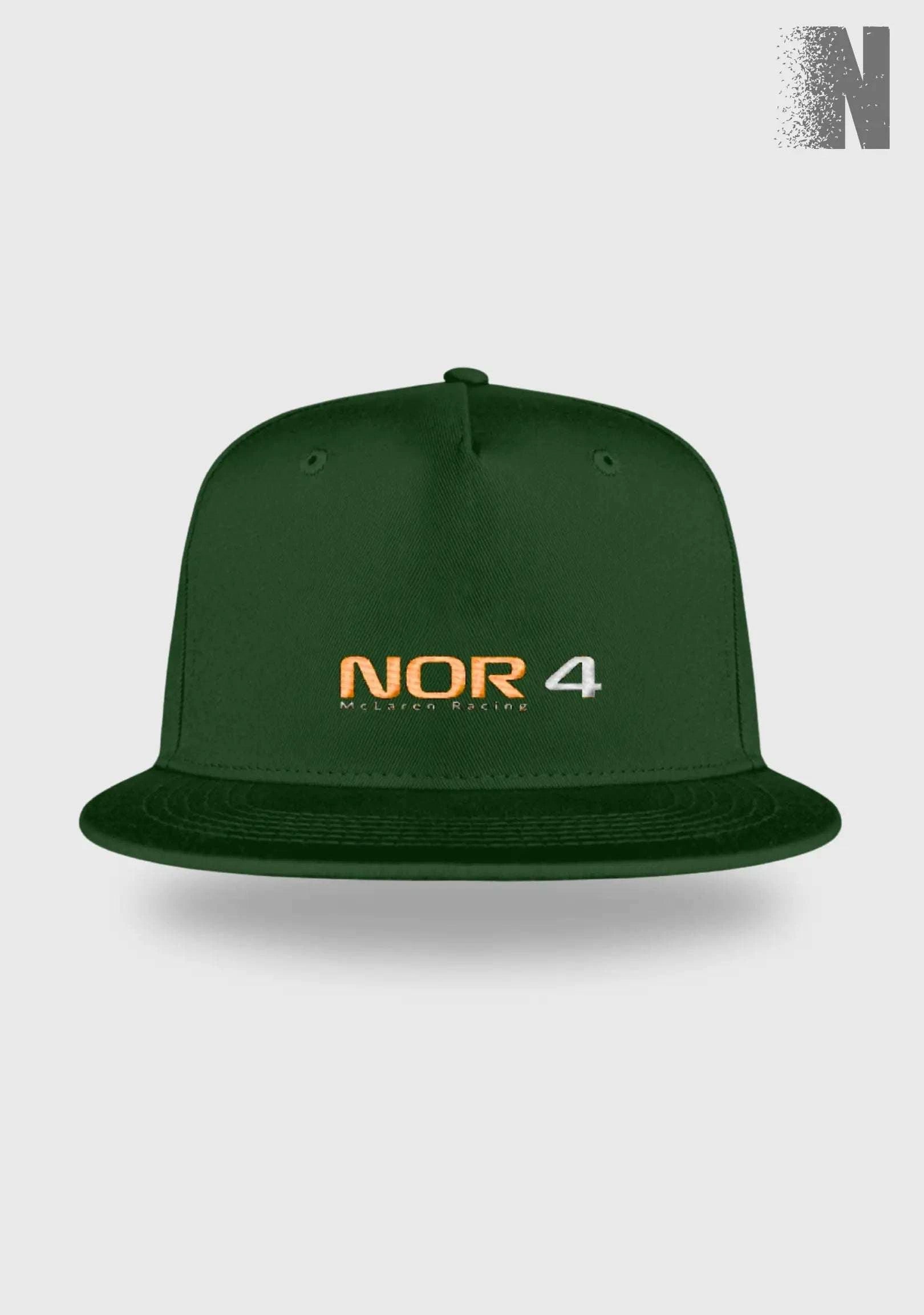 Image of Racer’s Lounge Snapback NOR 4 - Snapback mit Stick Snapback mit Stick Novawear Dark Green OneSize 