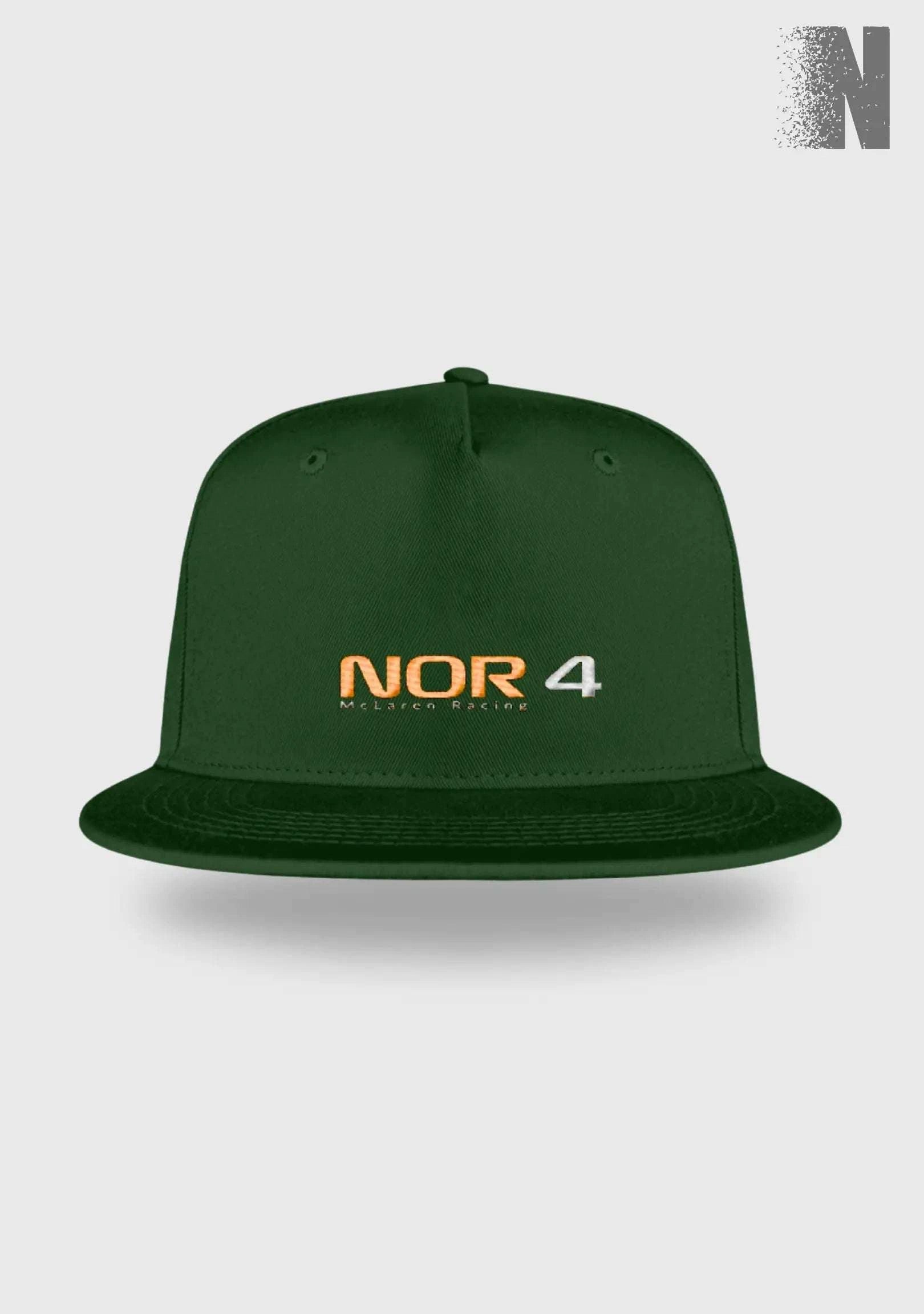 Racer’s Lounge Snapback NOR 4 - Snapback mit Stick Snapback mit Stick Novawear Dark Green OneSize 