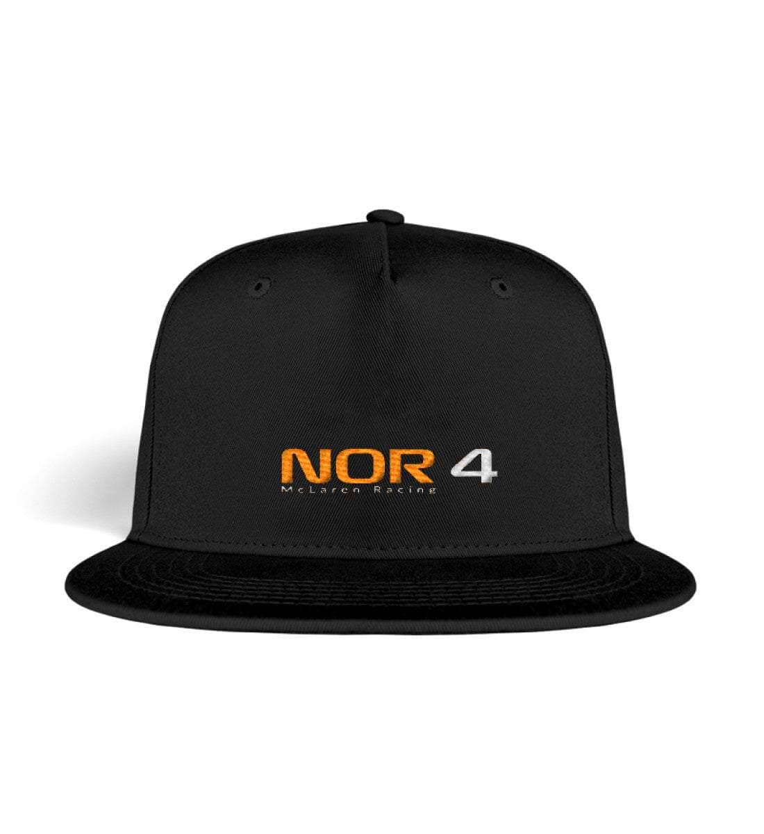 Racer’s Lounge Snapback NOR 4 - Snapback mit Stick Snapback mit Stick Shirtee Black OneSize 