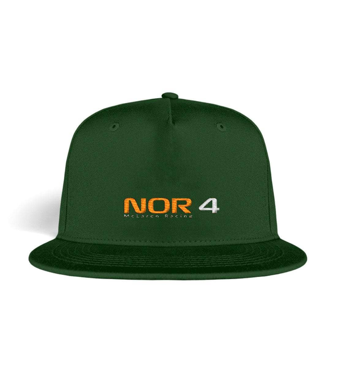 Racer’s Lounge Snapback NOR 4 - Snapback mit Stick Snapback mit Stick Shirtee Dark Green OneSize 