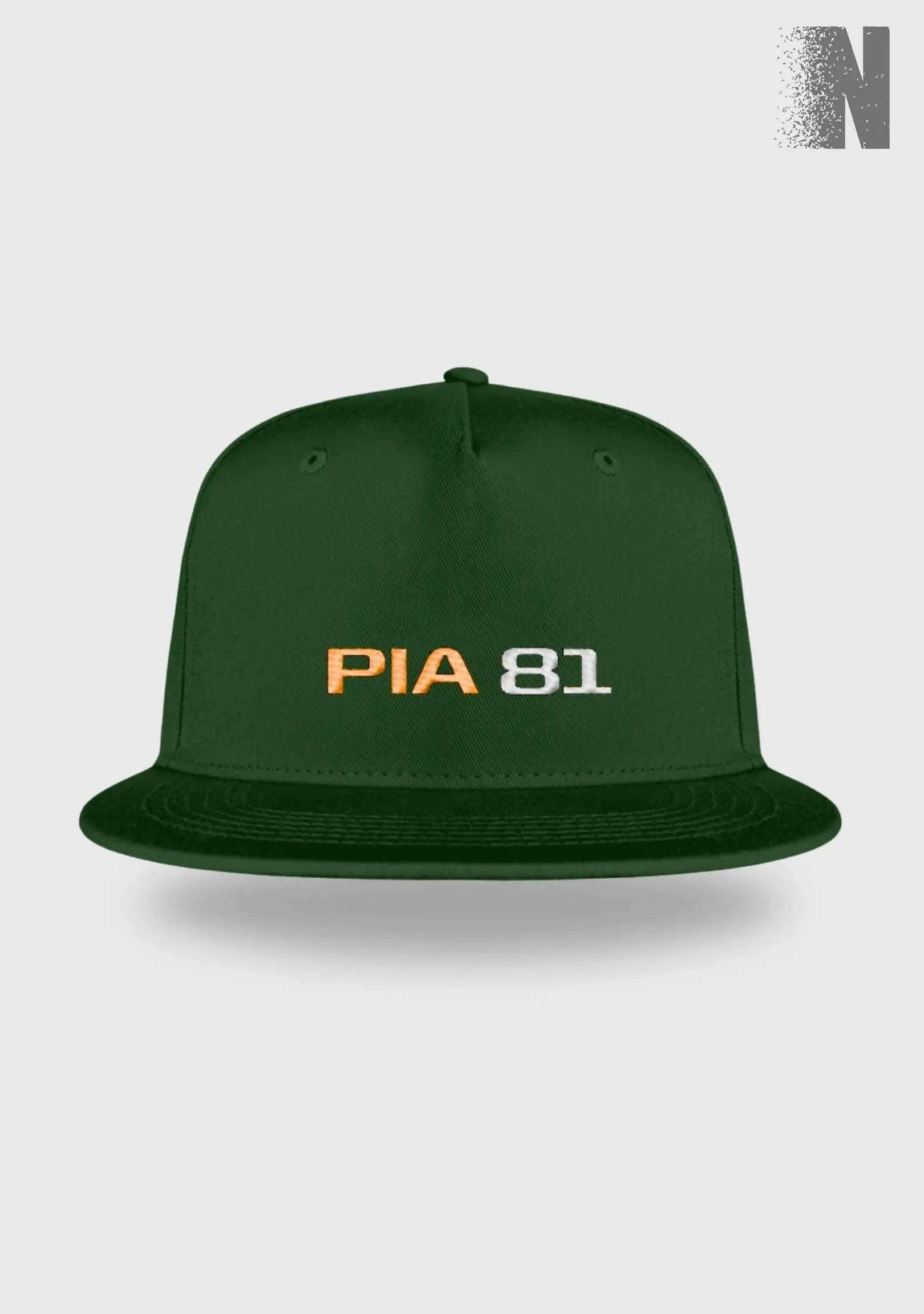 Image of Racer’s Lounge Snapback PIA 81 - Snapback mit Stick Snapback mit Stick Novawear Dark Green OneSize 