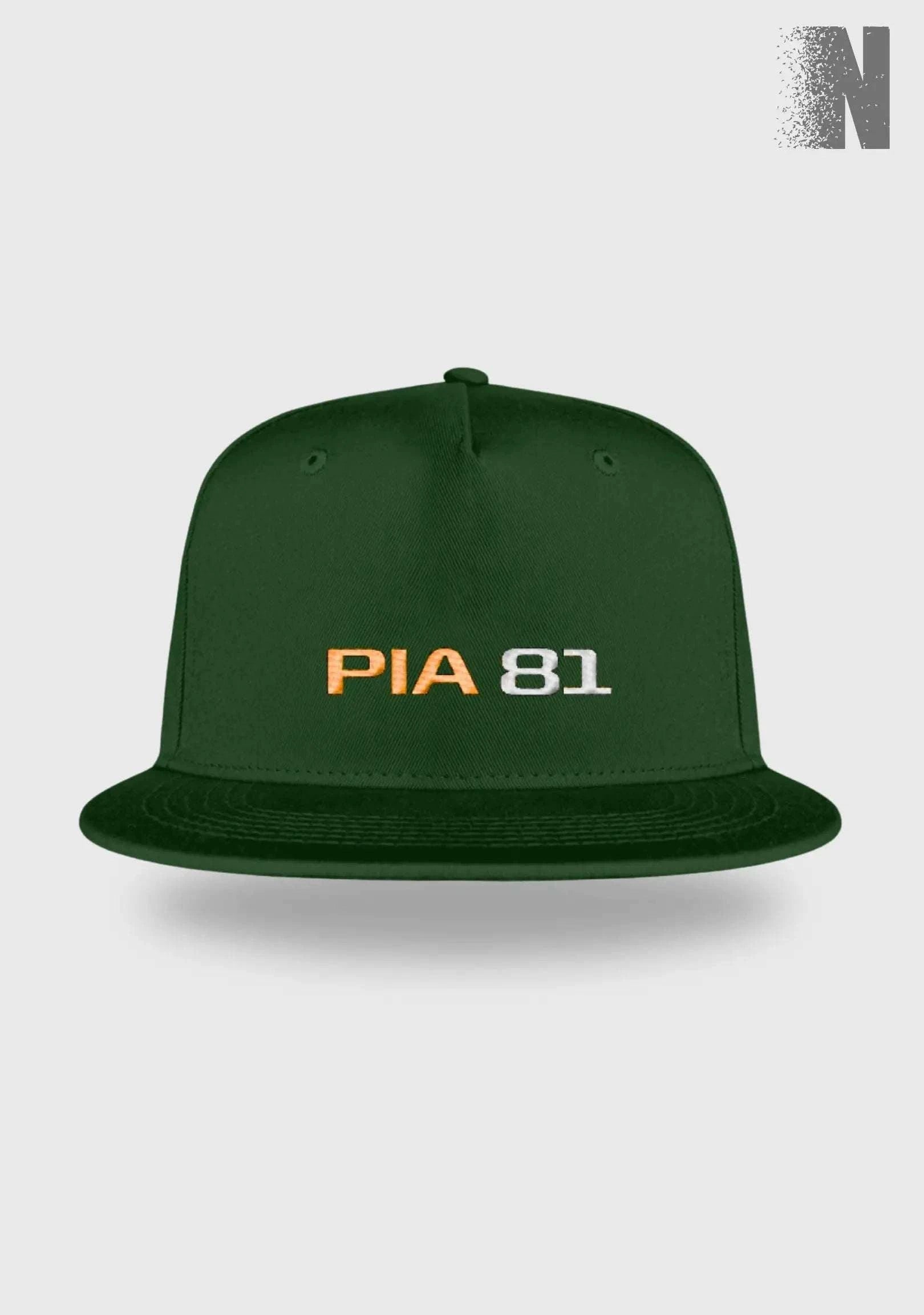 Racer’s Lounge Snapback PIA 81 - Snapback mit Stick Snapback mit Stick Novawear Dark Green OneSize 