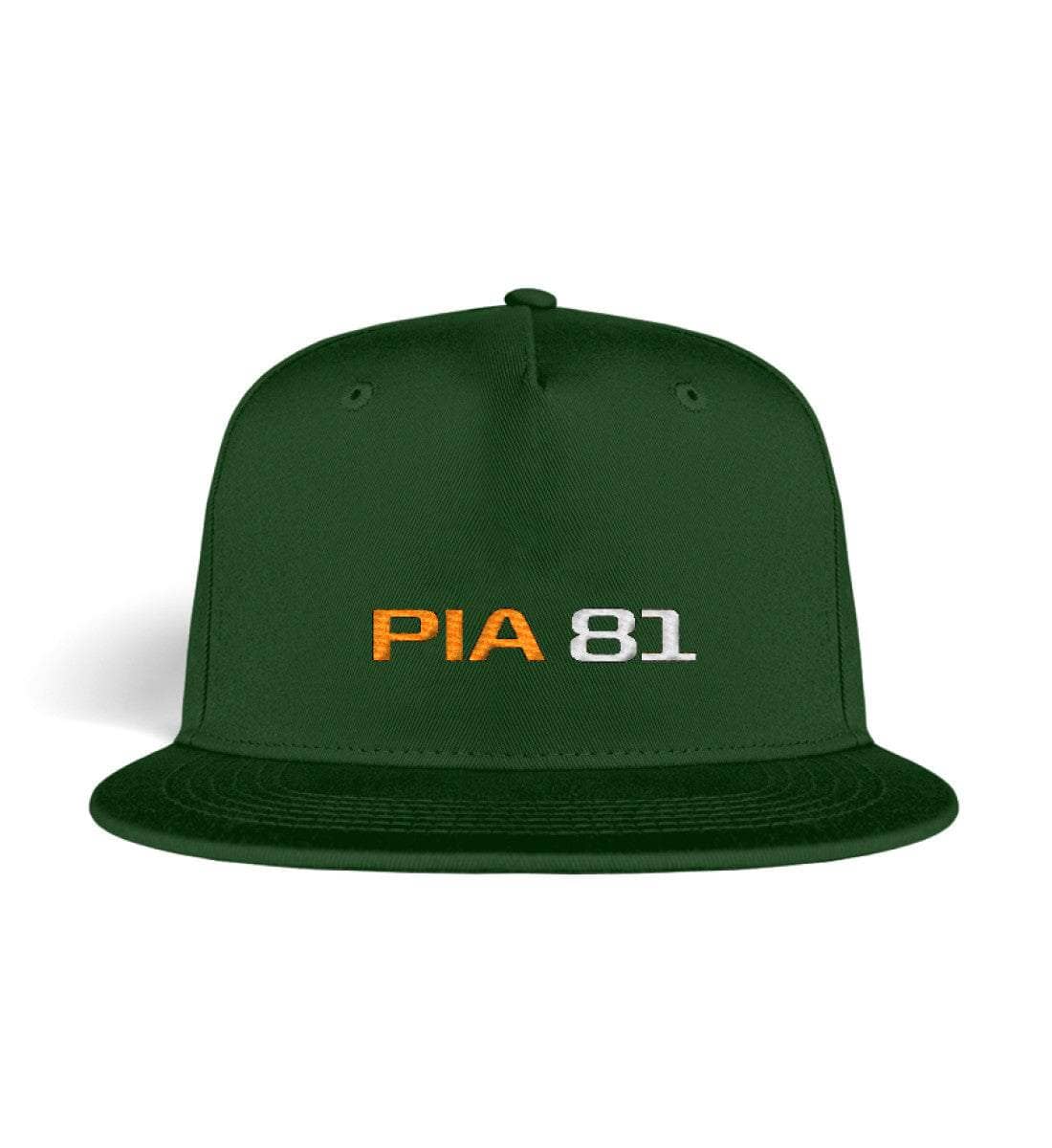 Image of Racer’s Lounge Snapback PIA 81 - Snapback mit Stick Snapback mit Stick Shirtee Dark Green OneSize 
