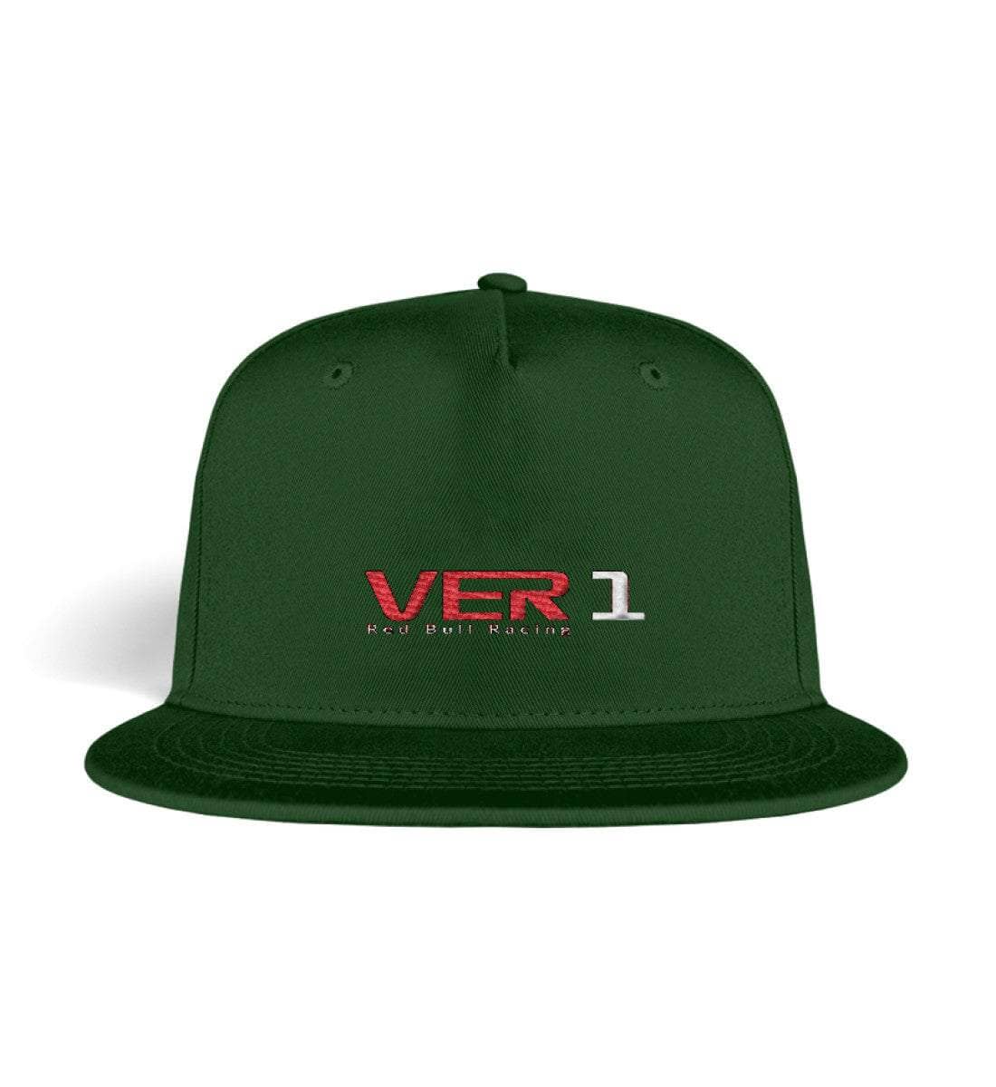 Image of Racer’s Lounge Snapback VER 1 - Snapback mit Stick Snapback mit Stick Shirtee Dark Green OneSize 