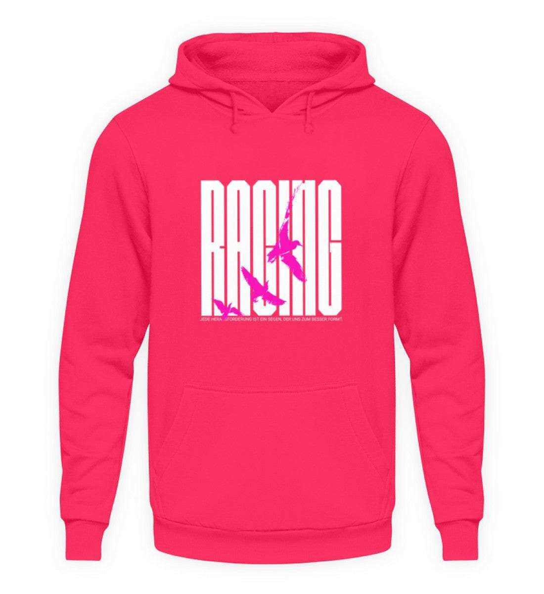 Racing Fly - Unisex Hoodie Unisex Hoodie Novawear Hot Pink XS 