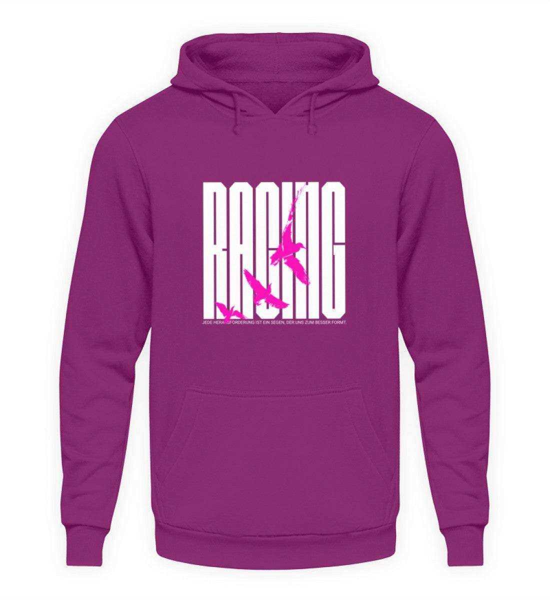 Racing Fly - Unisex Hoodie Unisex Hoodie Novawear Magenta Magic XS 