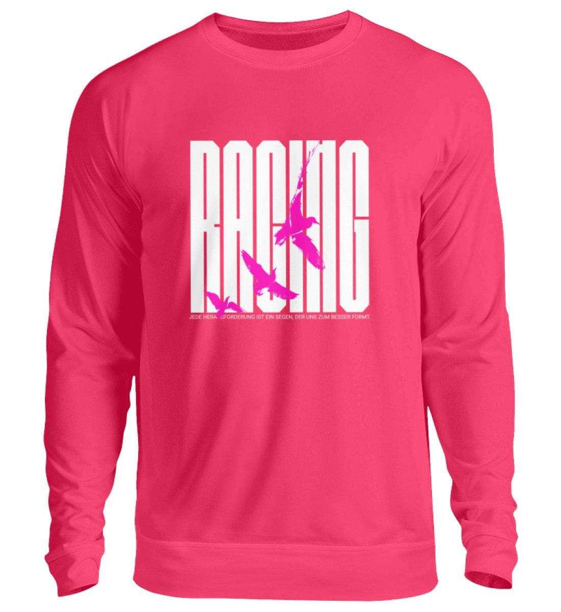 Racing Fly - Unisex Pullover Sweatshirt Novawear Hot Pink XS 