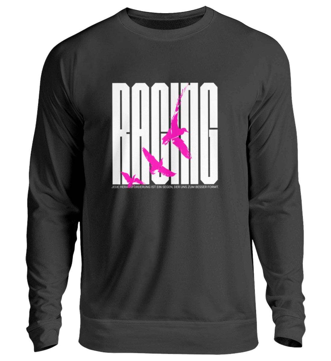 Racing Fly - Unisex Pullover Sweatshirt Novawear Tief Schwarz XS 