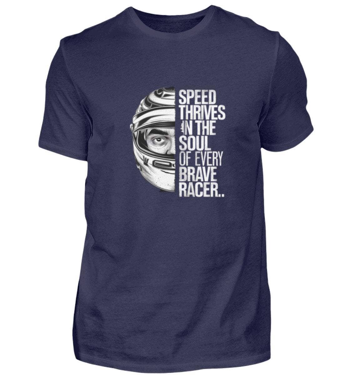 Speed thrives in the Soul - Herren Shirt T-Shirt Novawear Navy XS 