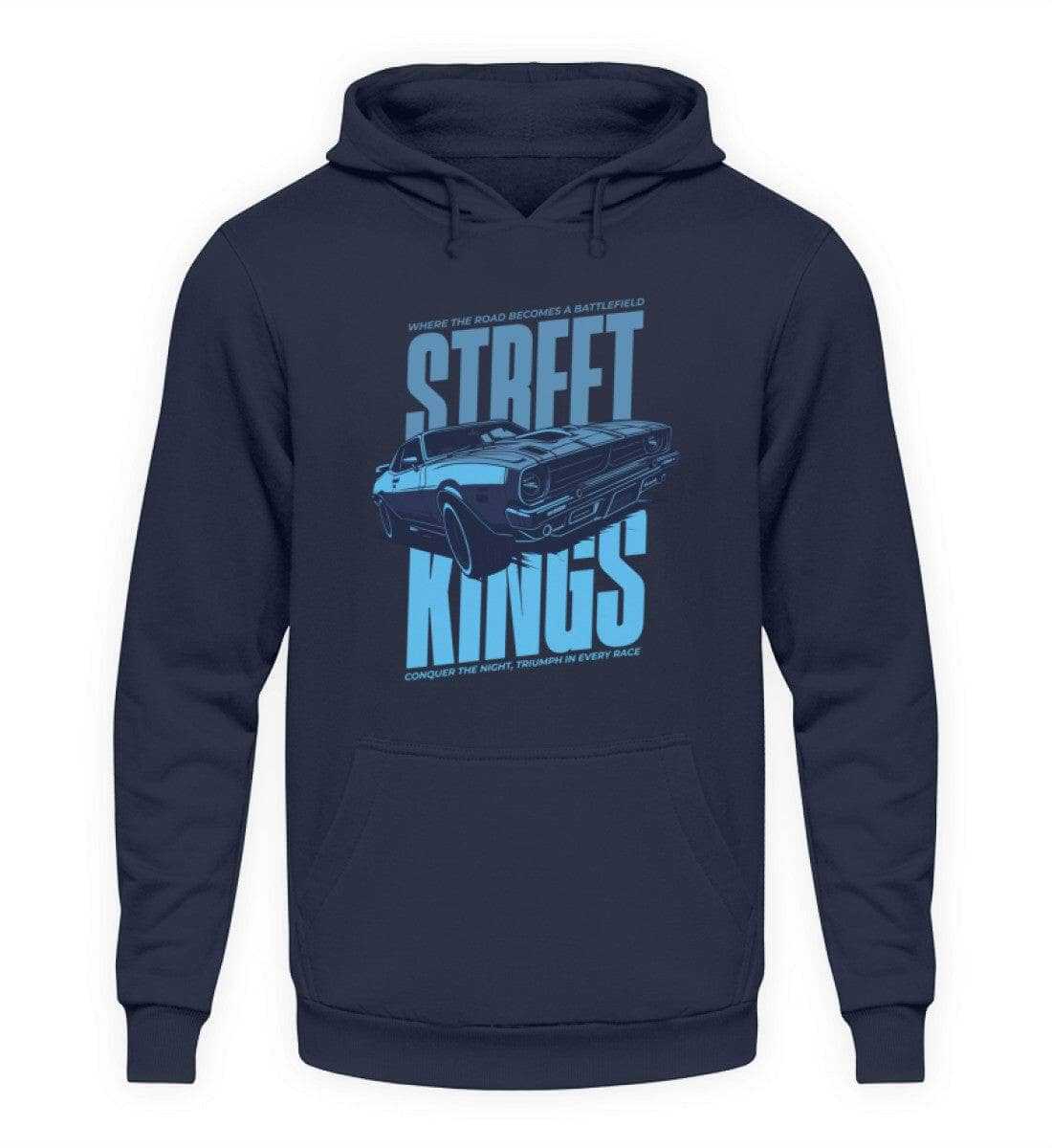 Street King - Unisex Hoodie Unisex Hoodie Novawear Oxford Navy XS 