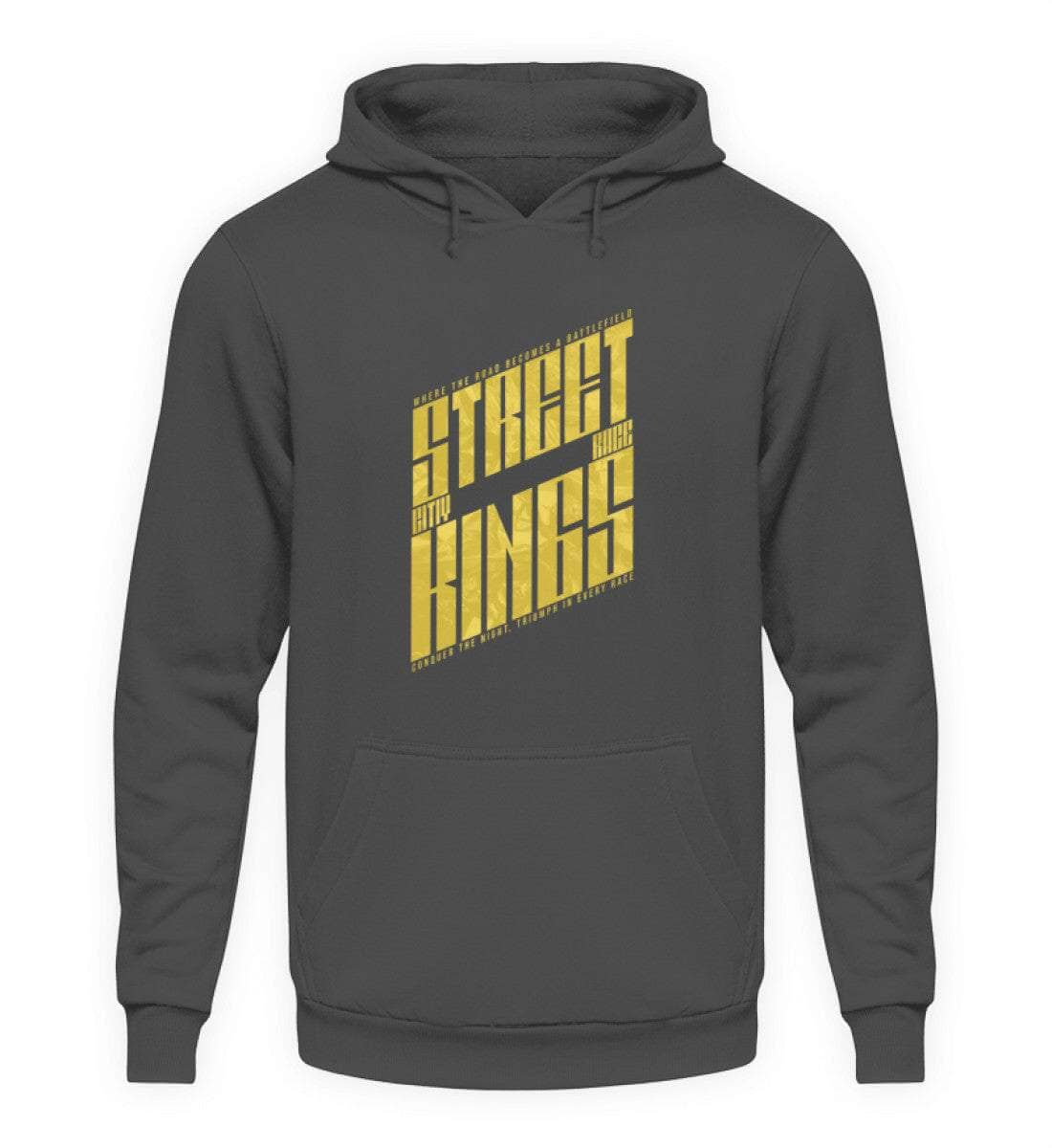 Street Kings - Unisex Hoodie Unisex Hoodie Novawear Steel Grey (Solid) XS 