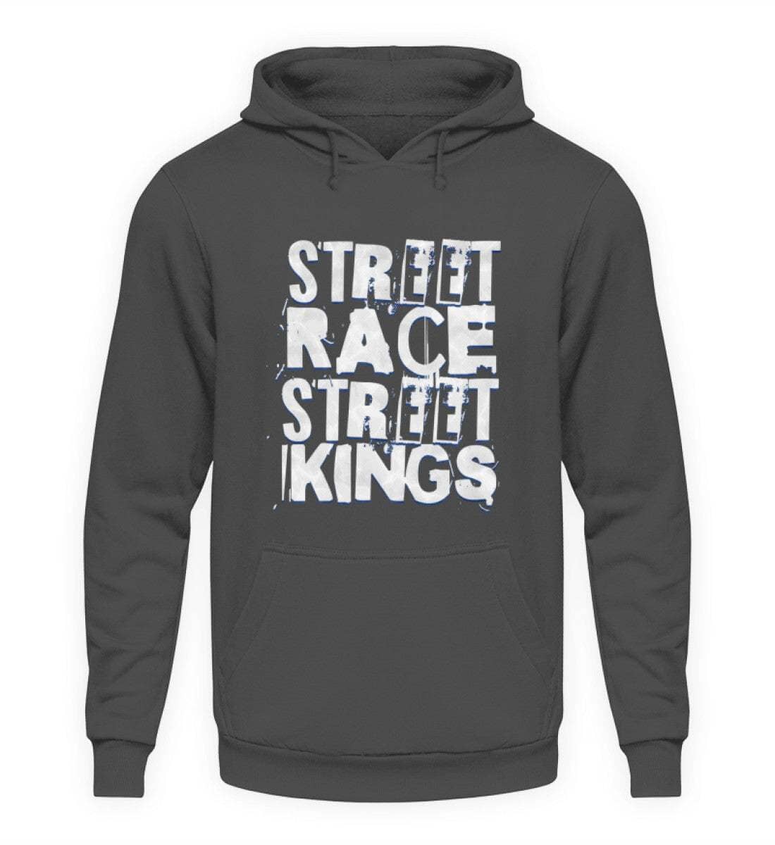 Street Race Street Kings - Unisex Hoodie Unisex Hoodie Novawear Steel Grey (Solid) XS 