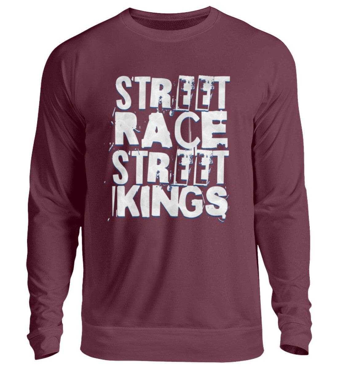 Street Race Street Kings - Unisex Pullover Sweatshirt Novawear Burgundy XS 