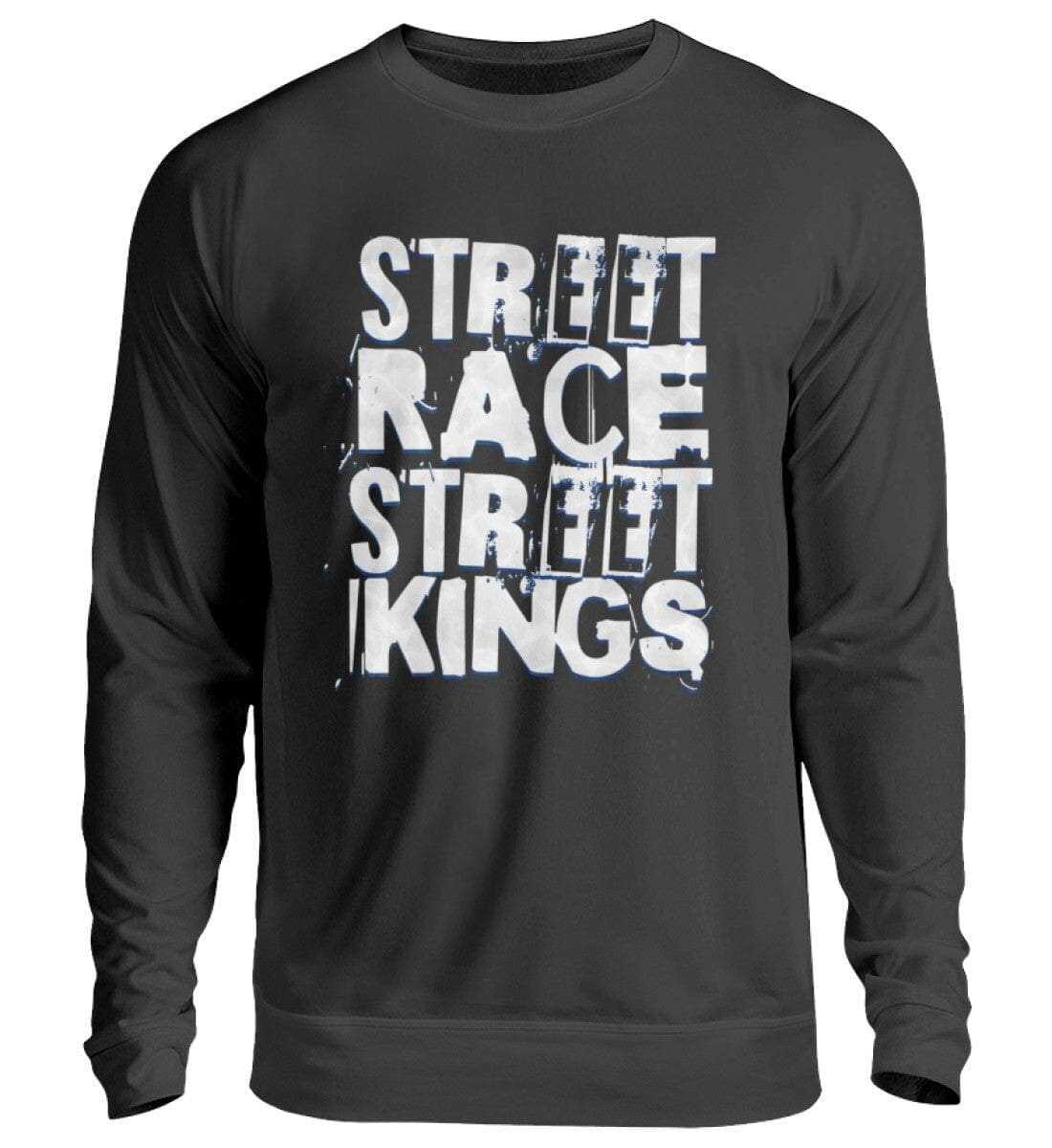 Street Race Street Kings - Unisex Pullover Sweatshirt Novawear Tief Schwarz XS 