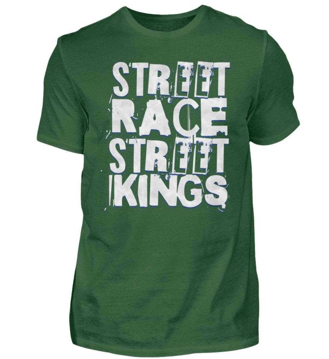 Street Race Street Kings - Unisex Shirt T-Shirt Novawear Dunkelgrün XS 