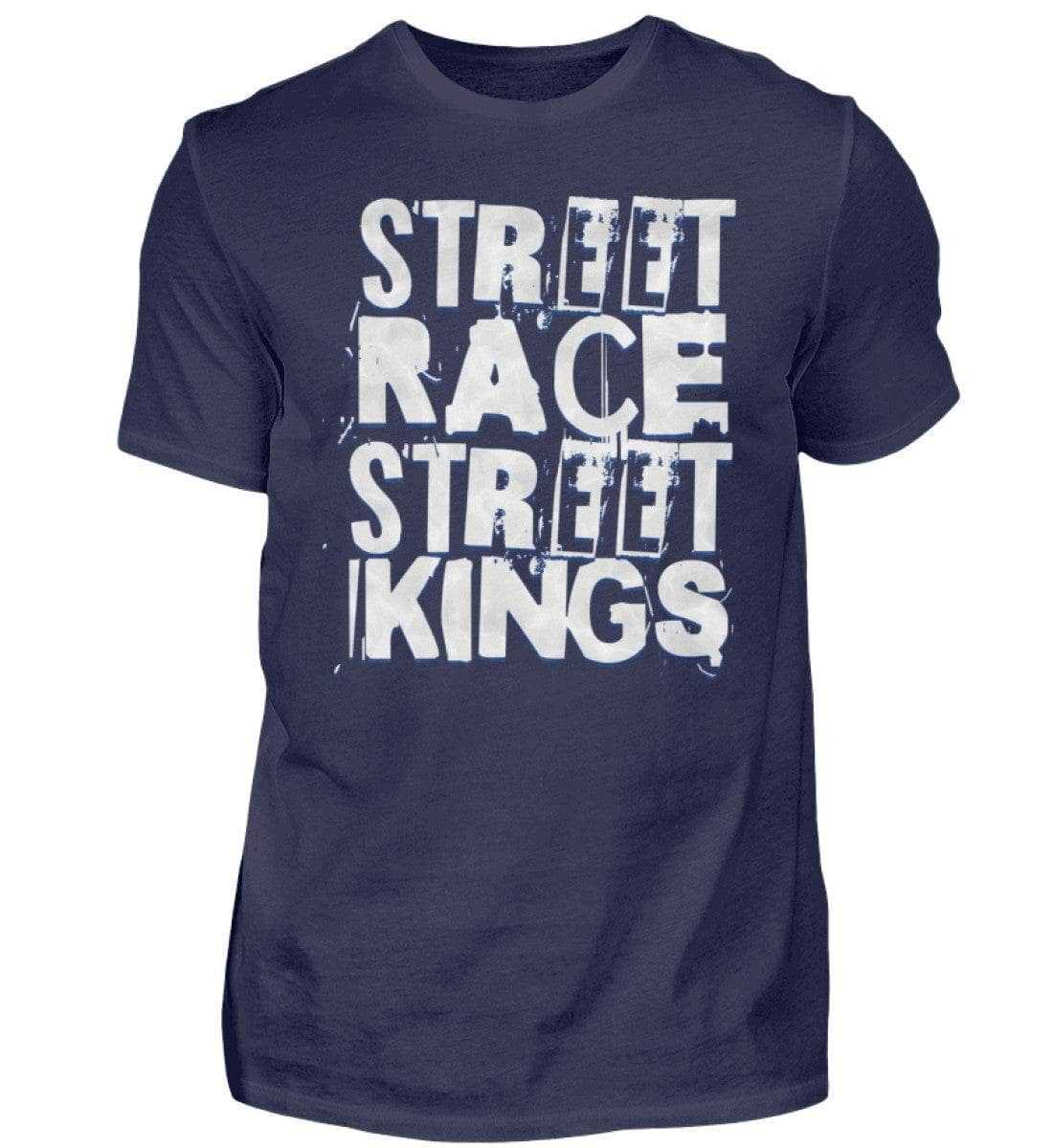 Street Race Street Kings - Unisex Shirt T-Shirt Novawear Navy XS 