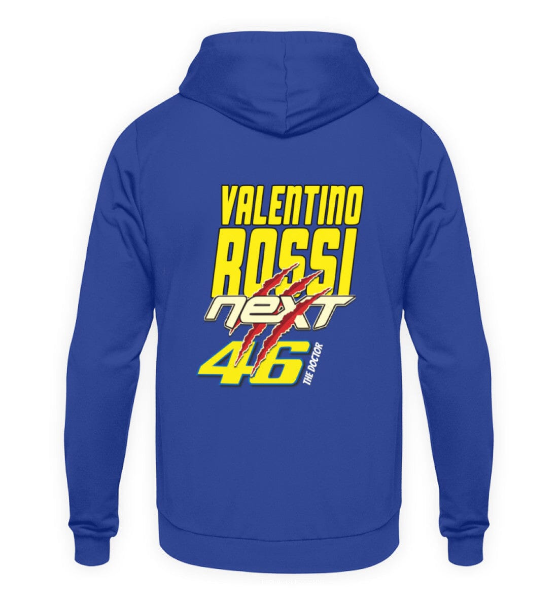 Valentino Rossi Backprint - Hoodie Unisex Hoodie Novawear Royal Blue XS 