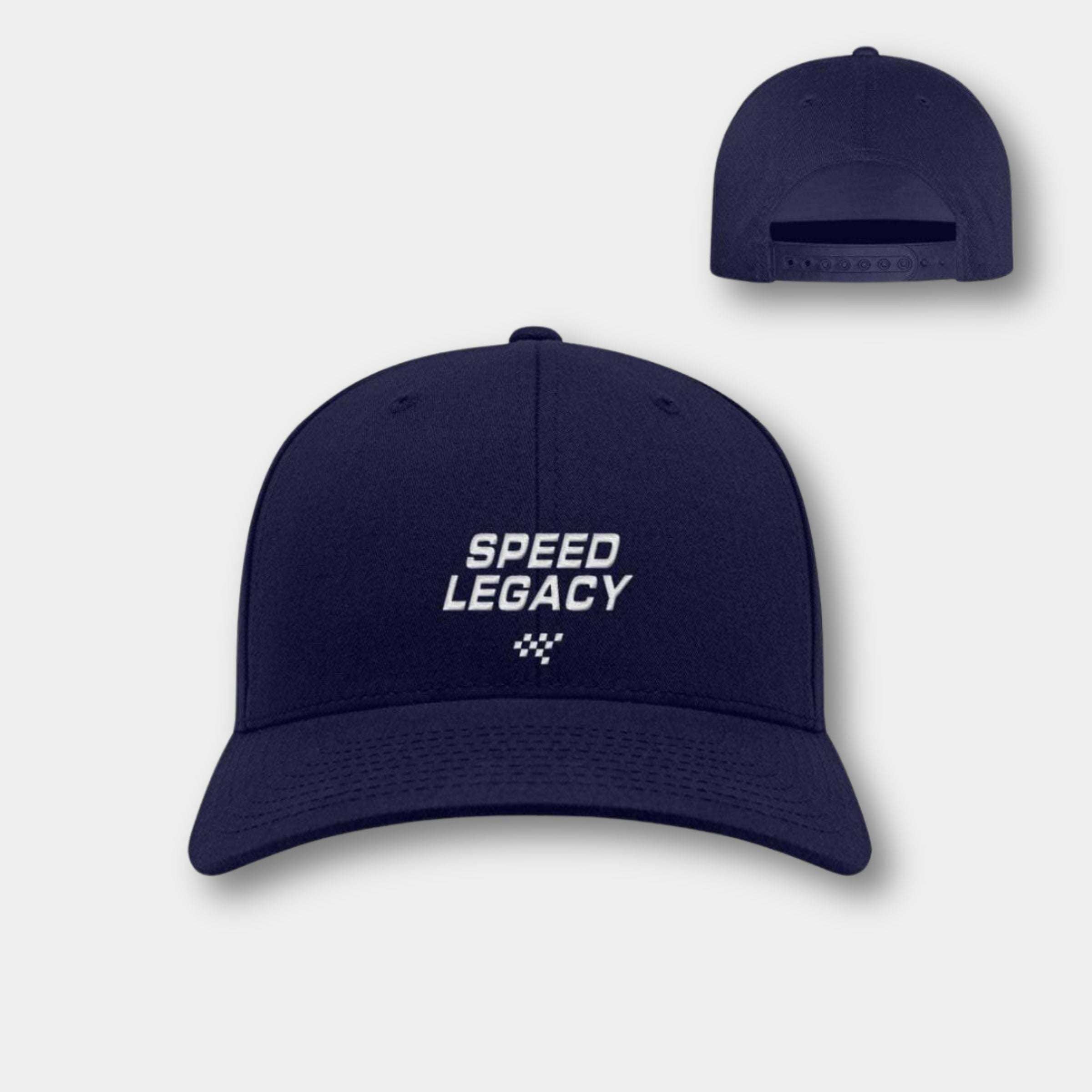 Victory Lap Cap - FLEXFIT Curved Cap 6-Panel FLEXFIT Curved Classic Cap 6-Panel Novawear Navy OneSize 