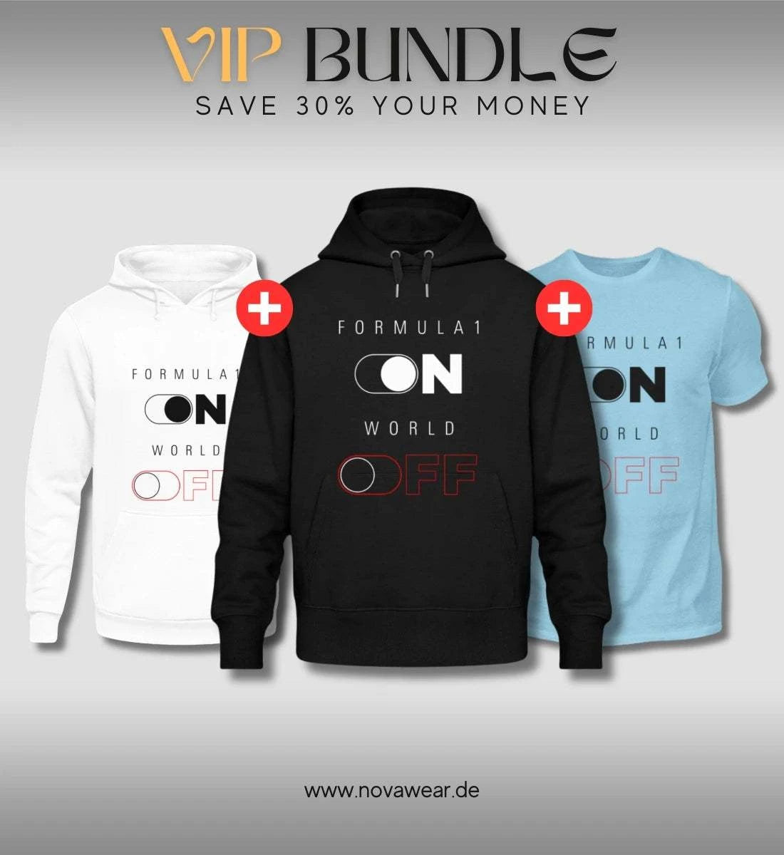 VIP Bundle: Sparen und Vollgas geben – 3 Bestseller, 1 unschlagbarer Deal! Bundle NOVAWEAR S S S